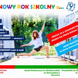 AKTUALNY GRAFIK – NOWE ZAJĘCIA – TRWAJĄCE ZAPISY 2024/2025