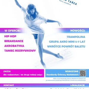 AKTUALNY GRAFIK – NOWE ZAJĘCIA – TRWAJĄCE ZAPISY 2026/2027 AKTUALNY GRAFIK – NOWE ZAJĘCIA – TRWAJĄCE ZAPISY 2026/2027