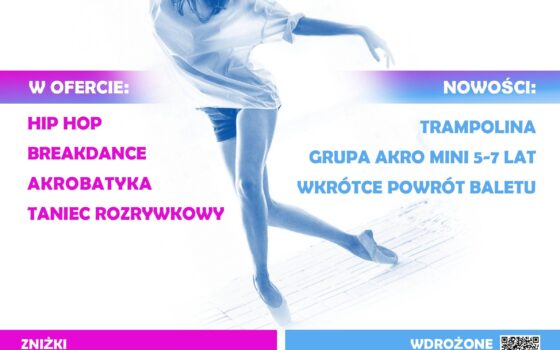 AKTUALNY GRAFIK – NOWE ZAJĘCIA – TRWAJĄCE ZAPISY 2026/2027