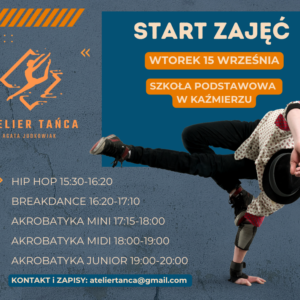 Start wtorkowych zajęć w ATELIER TAŃCA Agata Judkowiak Start wtorkowych zajęć w ATELIER TAŃCA Agata Judkowiak